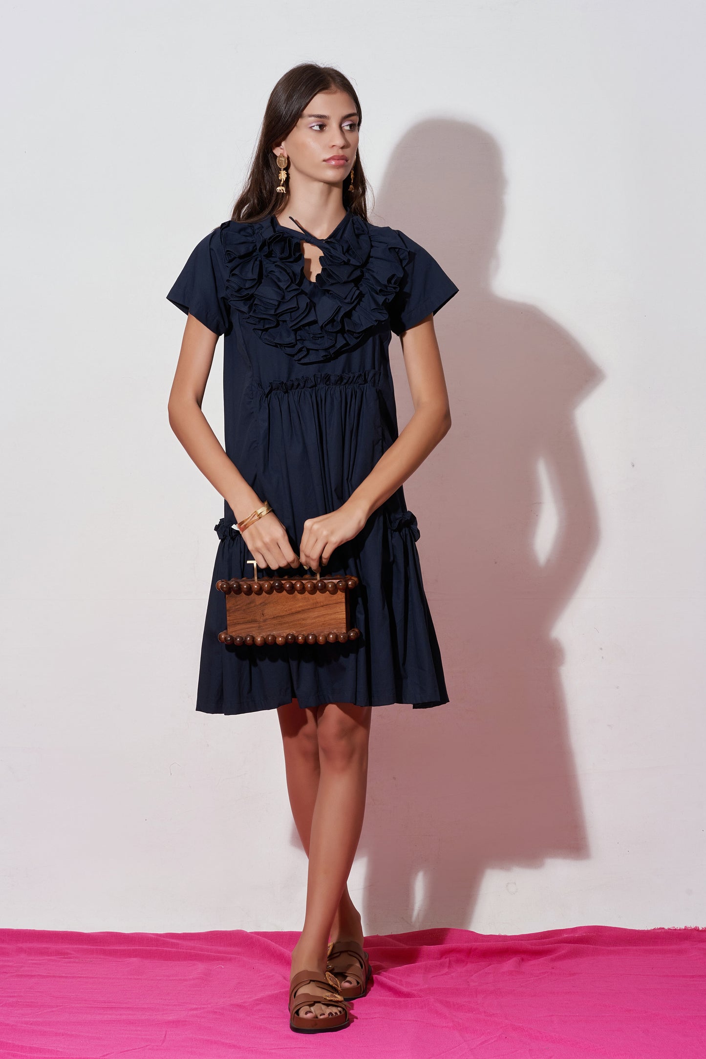 Nåd Eliza Navy Dress