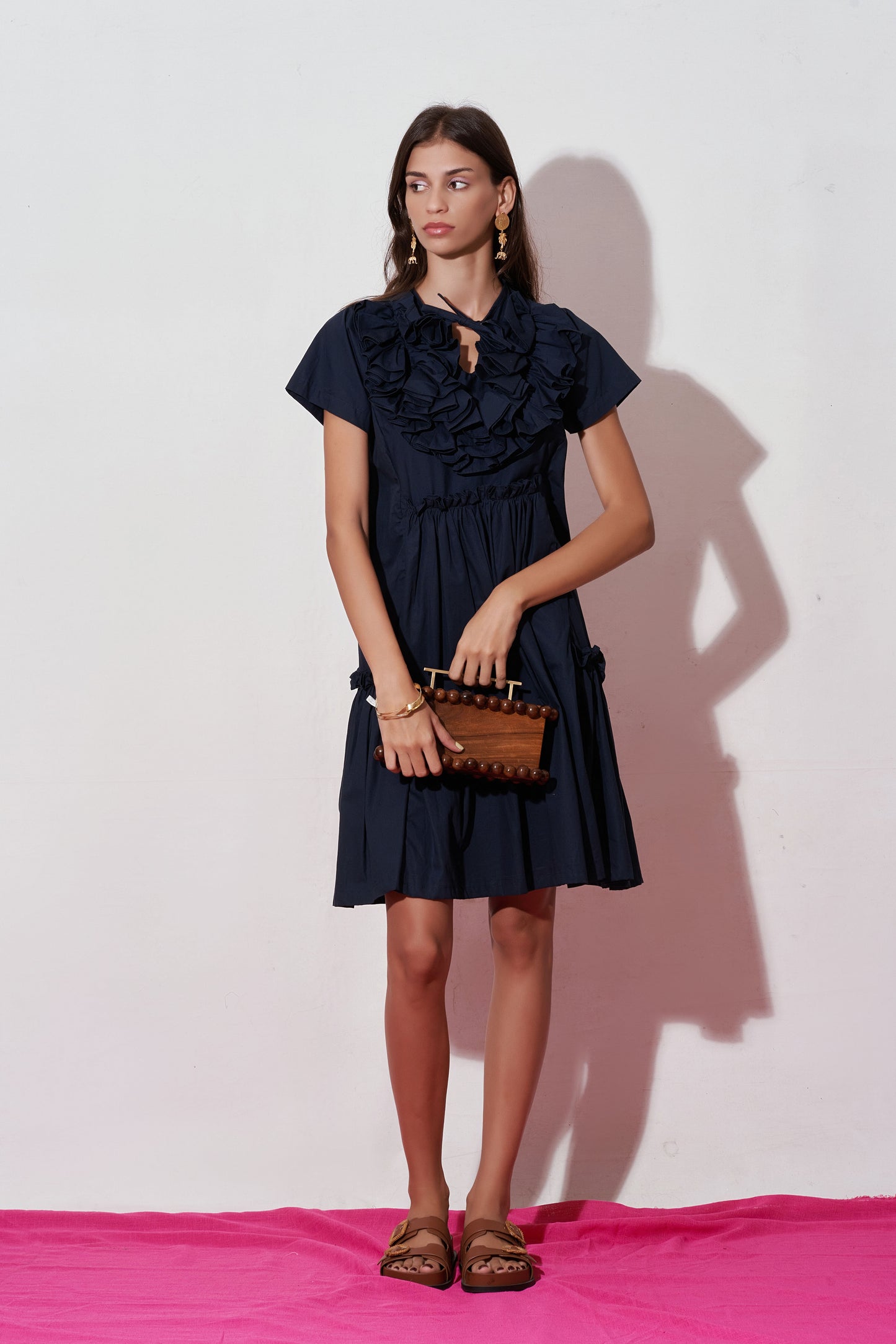 Nåd Eliza Navy Dress