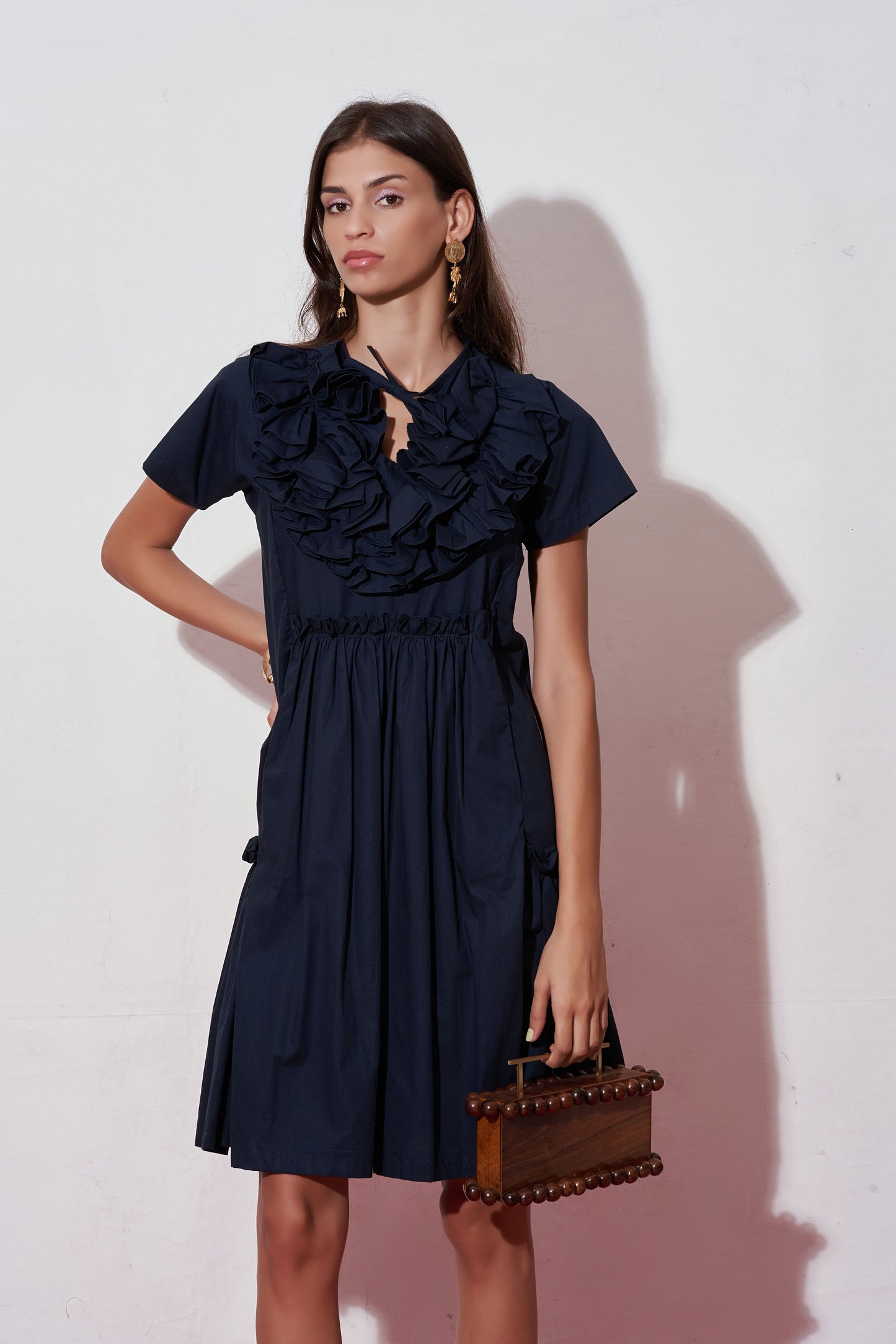 Nåd Eliza Navy Dress