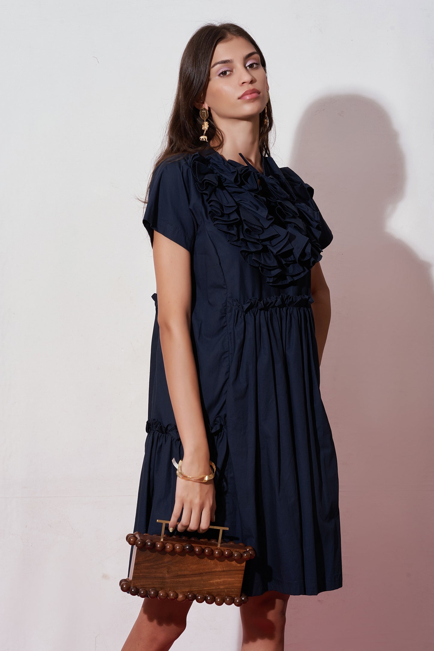 Nåd Eliza Navy Dress