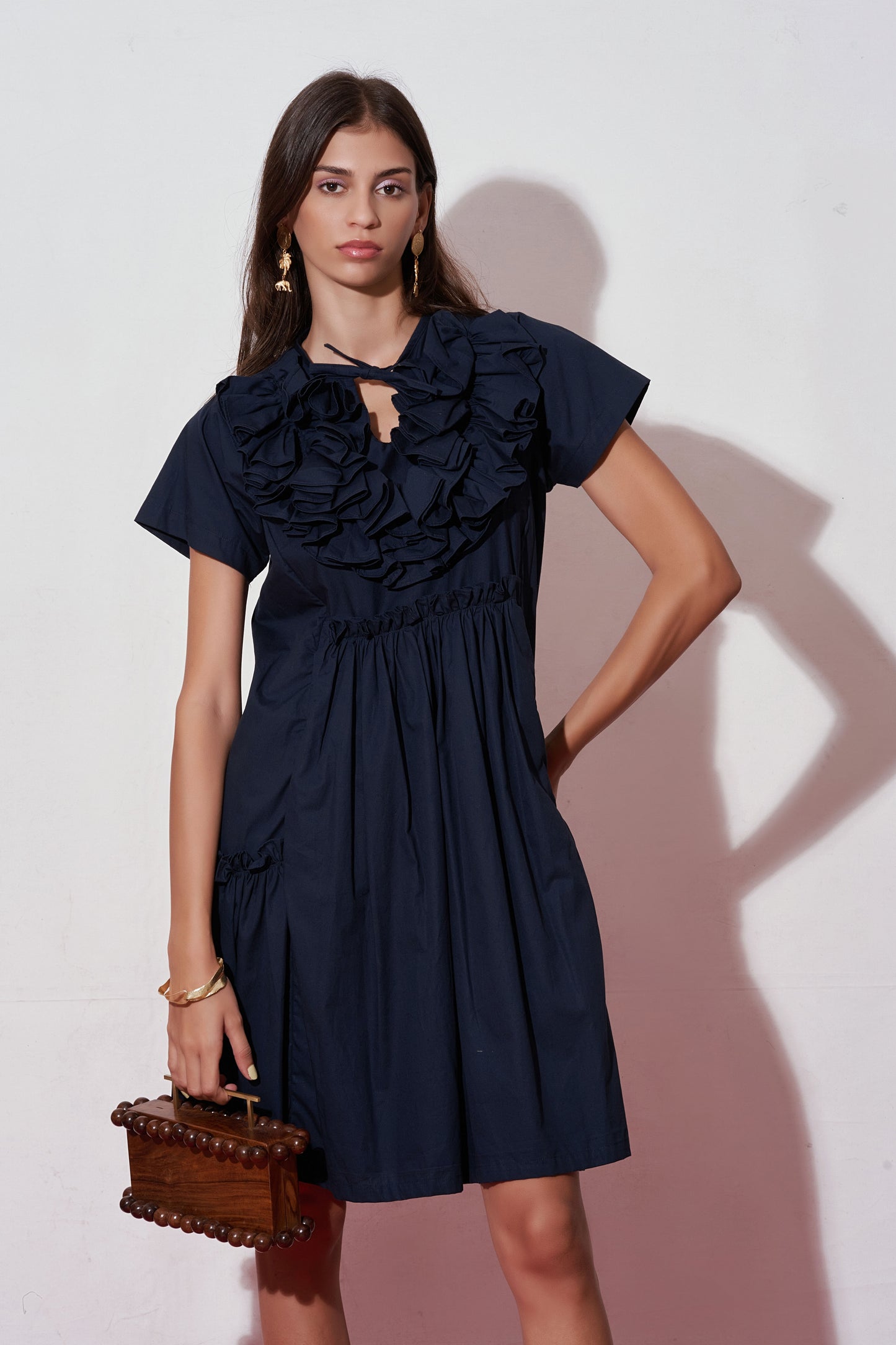 Nåd Eliza Navy Dress