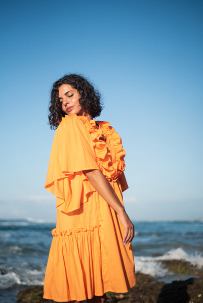 Nåd Tula Tangerine Dress