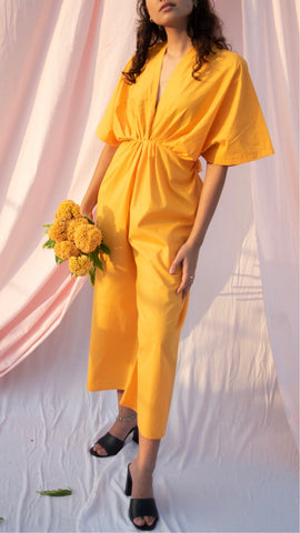 Nåd Kiyo Mustard Jumpsuit