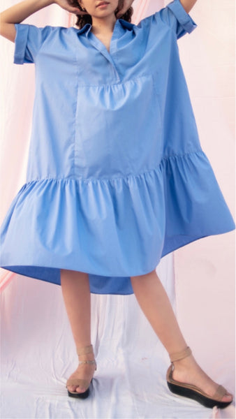 Nåd Yeshika Blue Dress